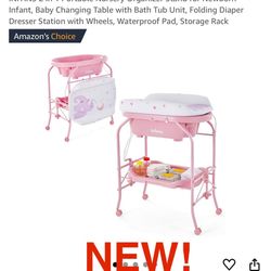 Baby Changing Table With Bathtub NEW