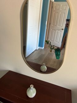 Mirror oval x2