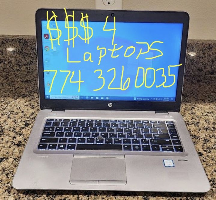 HP EliteBook 840 G3 Laptop Computer 256GB NVMe SSD 16GB RAM Intel Core i5 Processor 08
