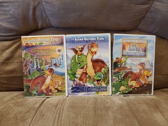 Lot of 3 The Land Before Time [Ann.Edition, The Great Longneck, 2 Big Dino-Riffi