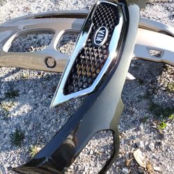 2010 To 2013 Kia Sorento Front Bumper Two-piece And Chrome Grill OEM Parts