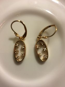 14k womens diamond earrings