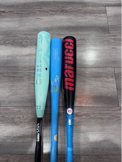 Rawlings Icon, Marucci Rckless, Victus JROD Jr