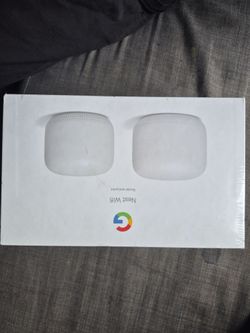 Google Nest WiFi Router and Point
