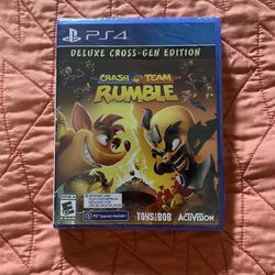 Crash Team Rumble Deluxe – PS4 – NEW SEALED ✅
