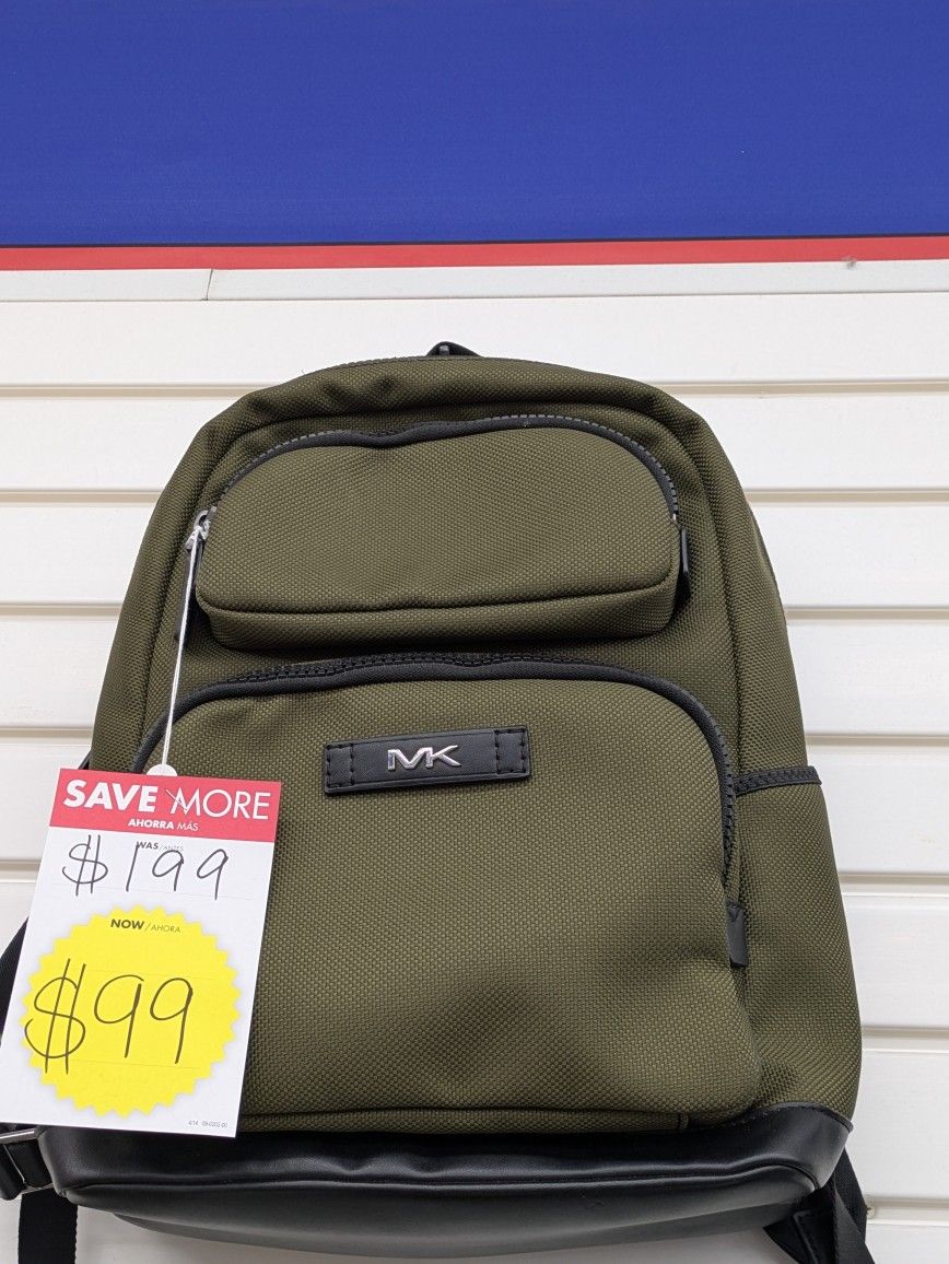 Michael Kors Green Backpack Like New