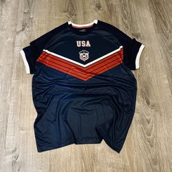 USA Soccer Jersey by Xara - Navy Blue - Men’s XL