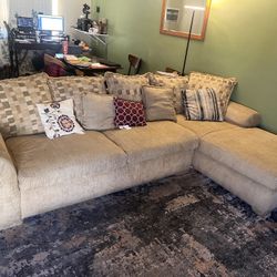 Large 2 Piece Sectional Sofa