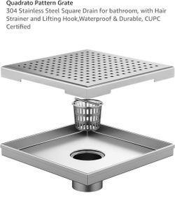 Shower drain 8inch