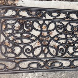 Outdoor rubber rug