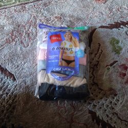 6 Piece Hanes Bikini Underwear Size 5