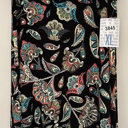 BRAND NEW WITH TAGS - LULA ROE, SIZE XL, AZURE PRINTED SKIRT