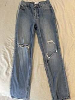 RSQ High Rise Straight Leg Jeans