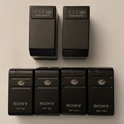 Lot of SONY Camcorder Batteries (6 Total)