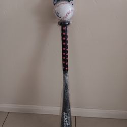 Plastic Baseball Bat & Ball Set