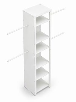 #B. White Closet System $70