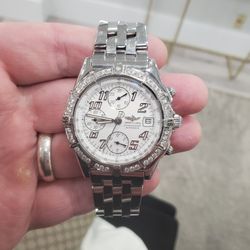 Breitling Cronomat With Diamond Bezel