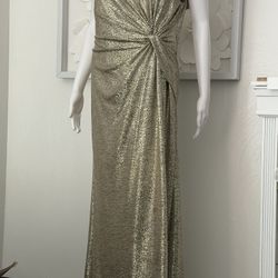 Gold Long Dress 