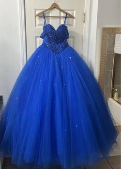 Royal Blue Quince Dress