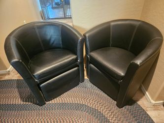 Black chairs