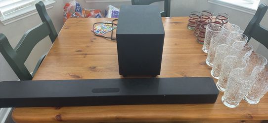Sound bar and subwoofer insignia