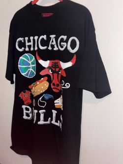 2023 Unisex Chicago Bulls NBA x MARKET Black Claymation T-Shirt