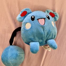 Vintage 2004 Pokemon Plush Hasbro Azurill Beanie Baby Plush