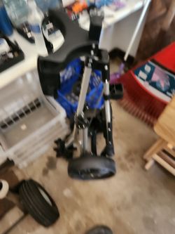 USED  BAG BOY LT 450  LIGHTWEIGHT  COLLAPSEABLE 2 WHEEL  ALUMINUM GOLF CART
