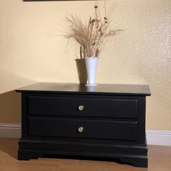New Renovated Wooden Black Coffee Table Chest