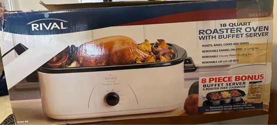 Rival roaster oven 18 quart with buffet server Rival Roaster Oven 18 quart with Buffet Server