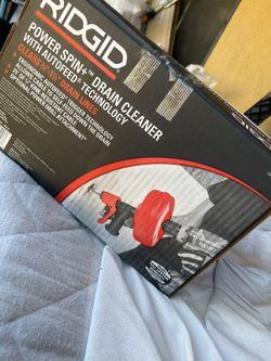 Rigid power spin drain cleaner