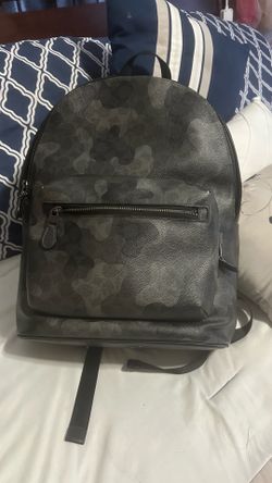Coach backpack camo grey