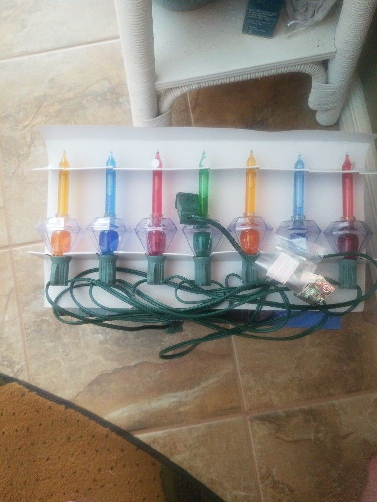Vintage Christmas Silvestri Bubble String Lights
