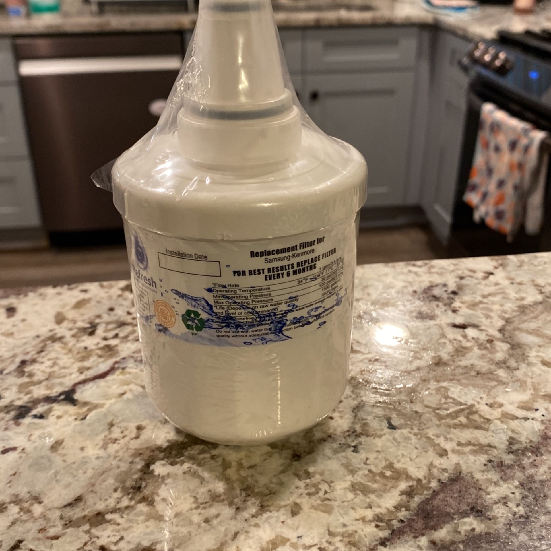 Refresh Replacement Filter For Samsung- Kenmore Refrigerators