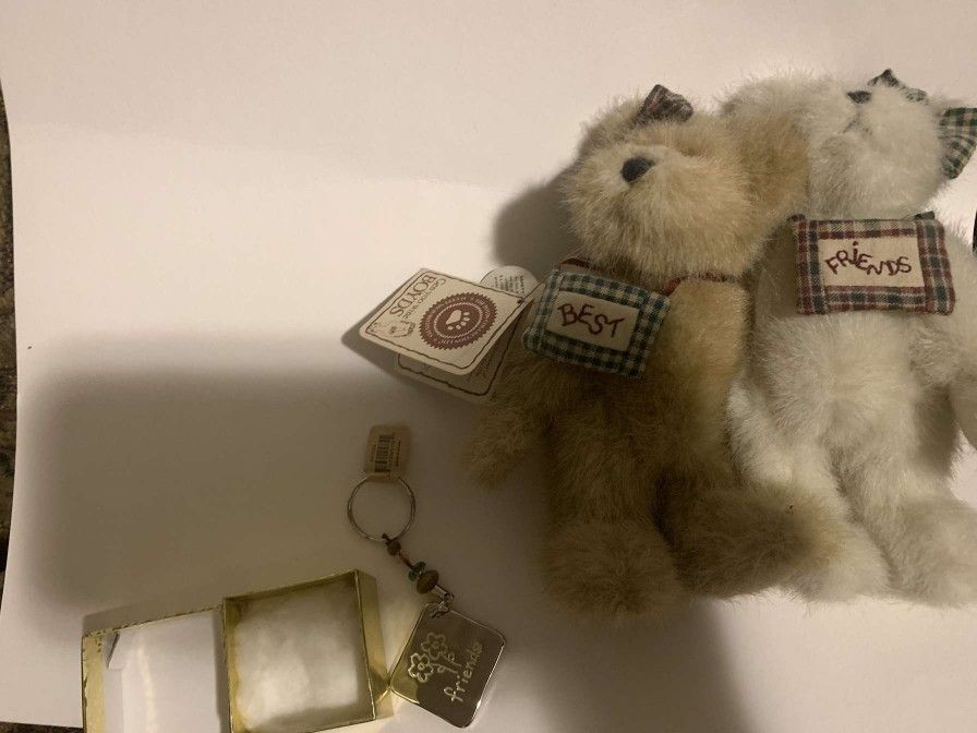 Best Friends Boyds Bear And Keychain