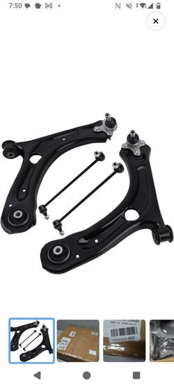 maXpeedingrods 4PC Front Lower Control Arms Sway Bar Links Kit VW Beetle 12-19