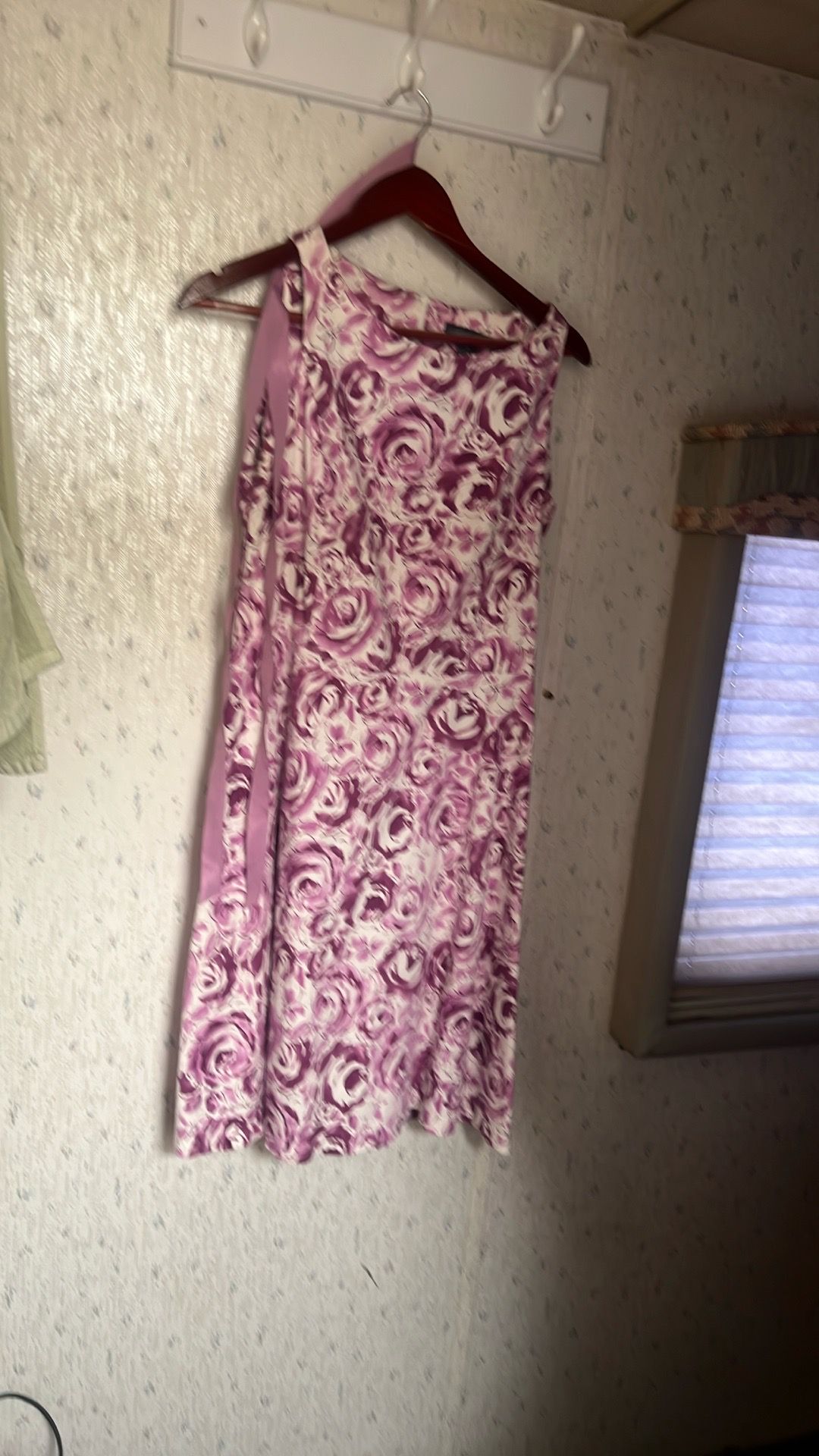 Mother’s Day dress purple with belt