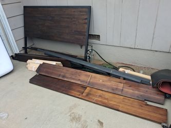 West elm logan queen bed