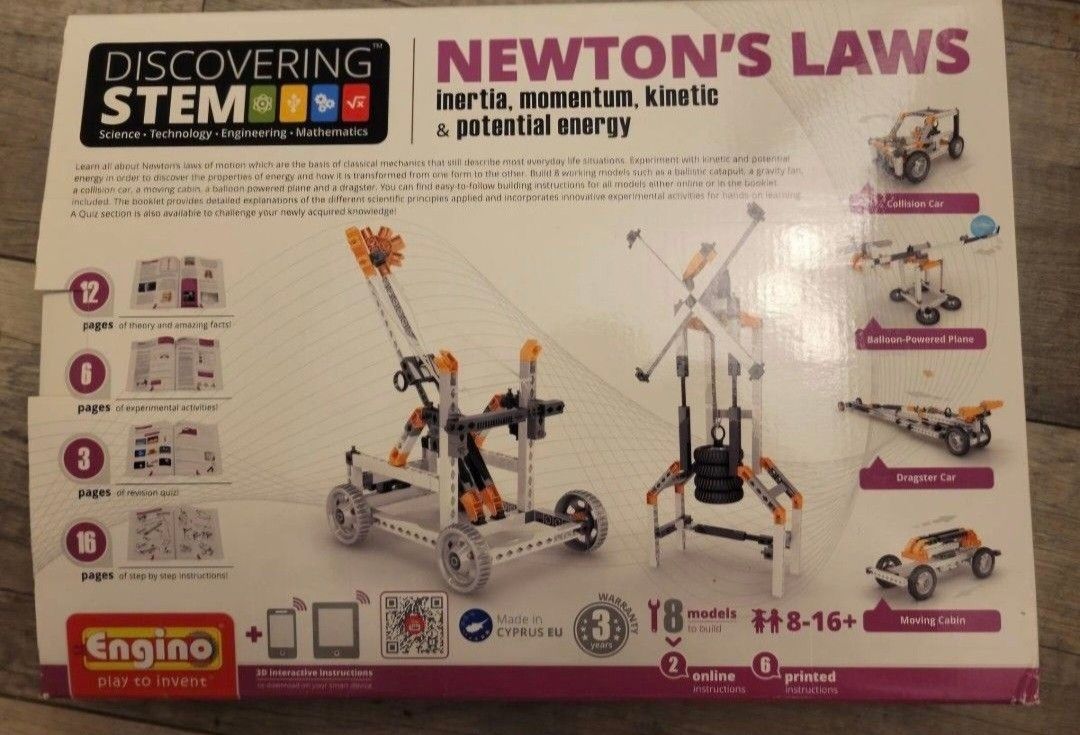 Discovering Stem Newton’s Law Construction Kit