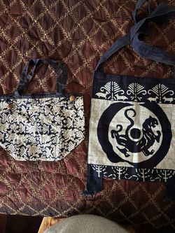 Two Folk Art Bags 