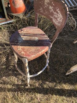 Tall antique chair