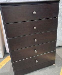 5 drawer dark Brown