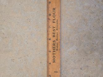 Vintage Wooden Mother's Best Recipe Ruler