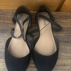 Torrid Black Flats – Women’s Size 9 – $15 OBO