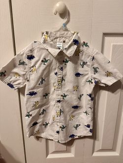 Boys Button Up Collard Shirt 4T