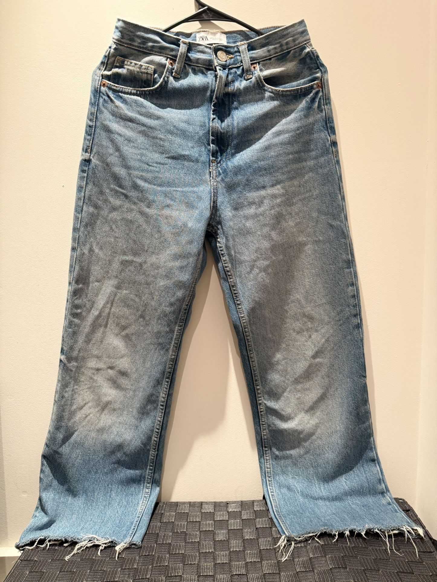 New Zara Straight Leg Denim Jeans