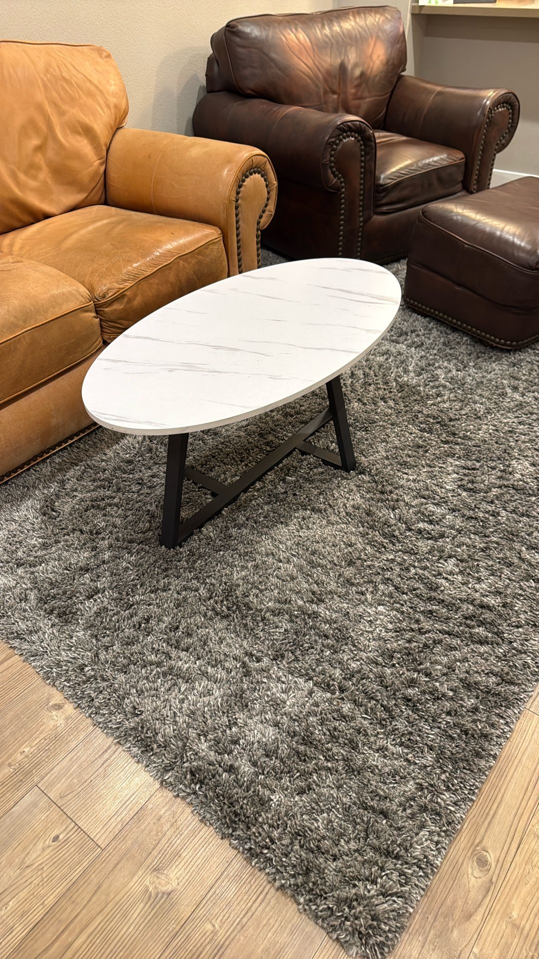 Faux Marble Coffee Table