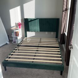 Queen Size Bed Frame & Headboard 