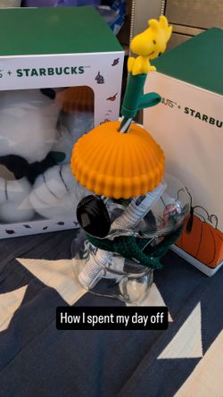 Snoopi Starbucks collab. Trading for 30th singles