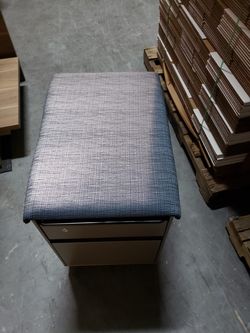 Steel Case Rolling Ped with mesh top